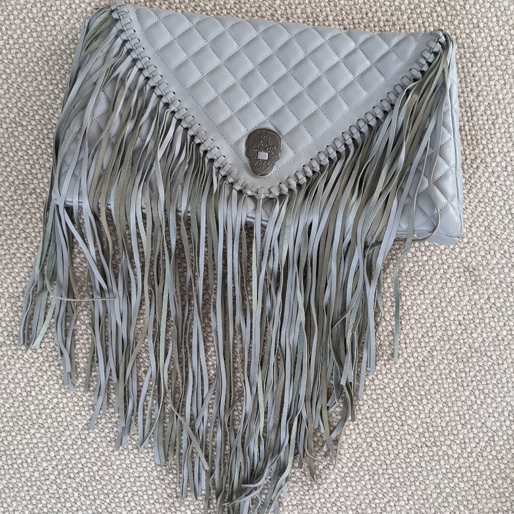 Thomas Wylde Fringe Clutch